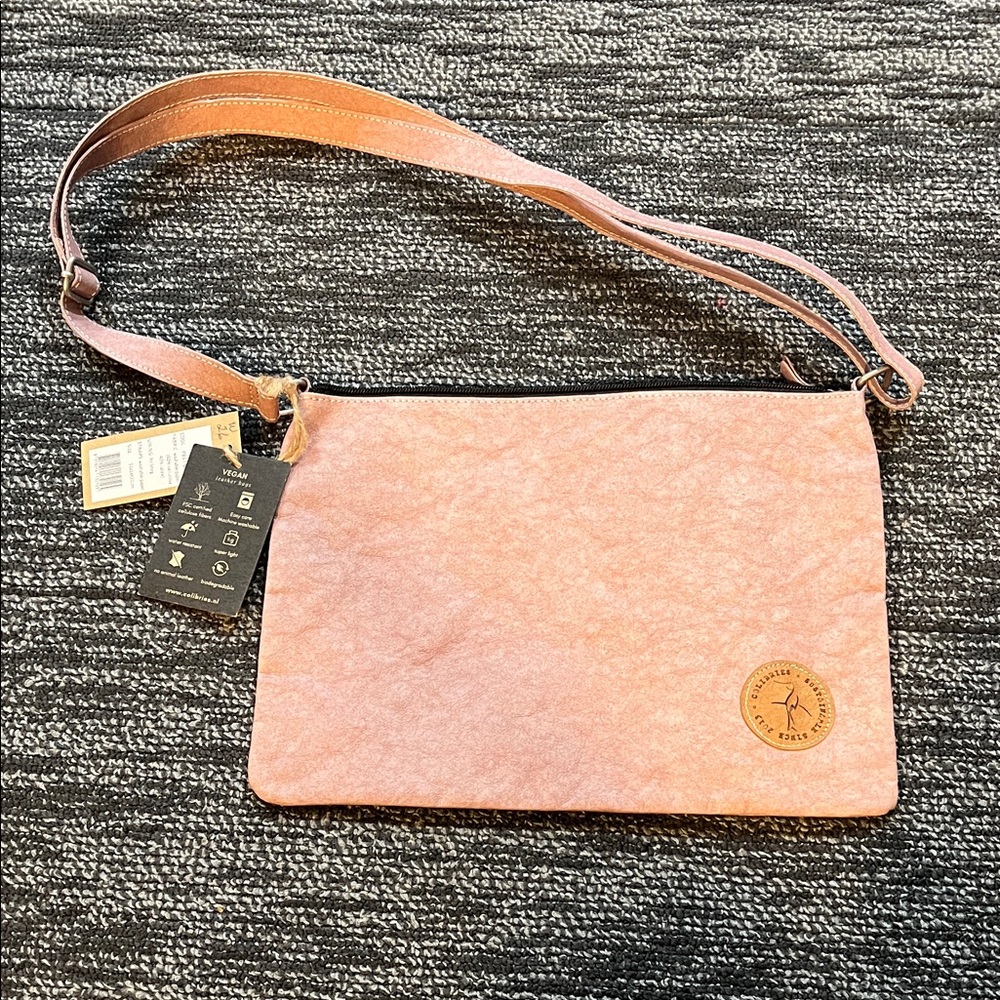 Vegan Tulsa/Rose Pink Crossbody Bag